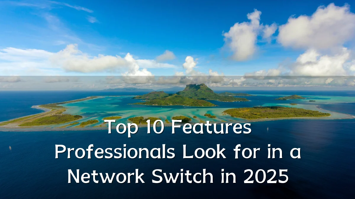 Top 10 Features Professionals Look for in a Network Switch in 2025