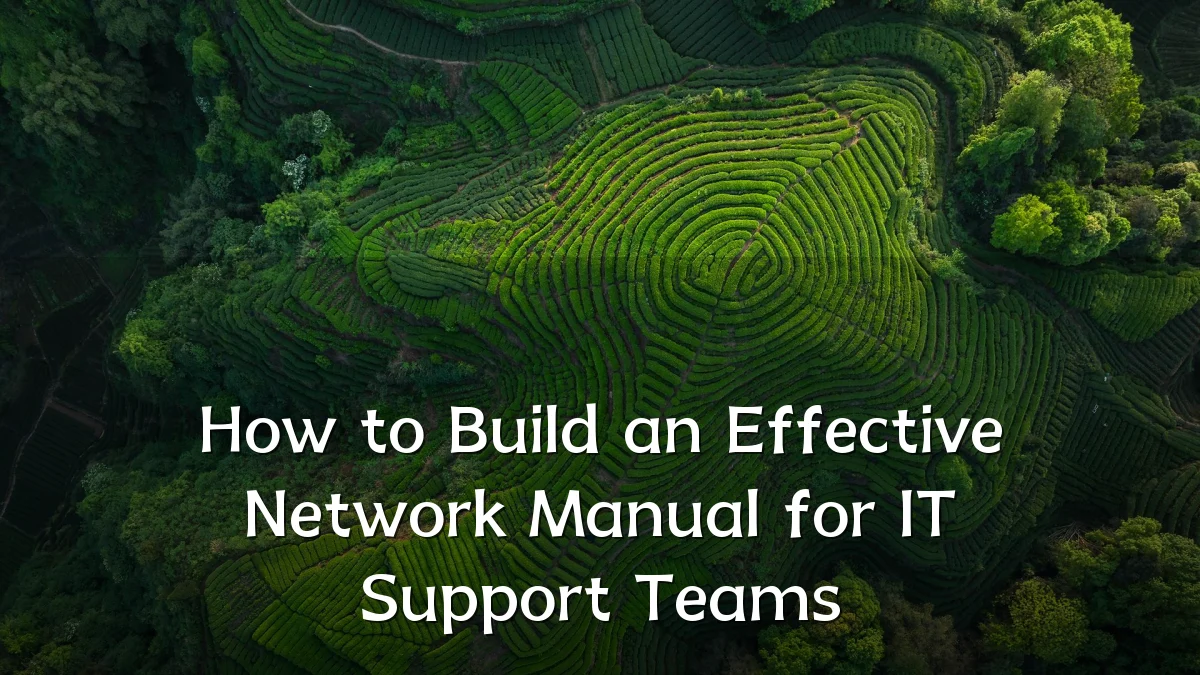 How to Build an Effective Network Manual for IT Support Teams