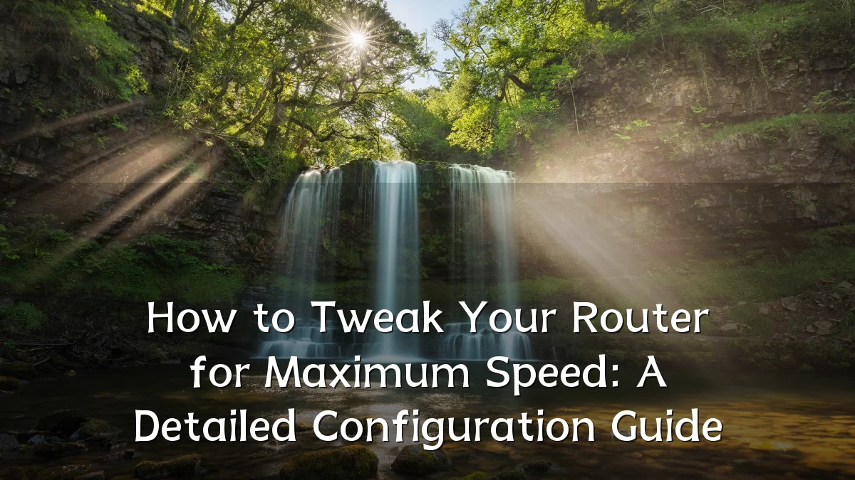 How to Tweak Your Router for Maximum Speed: A Detailed Configuration Guide