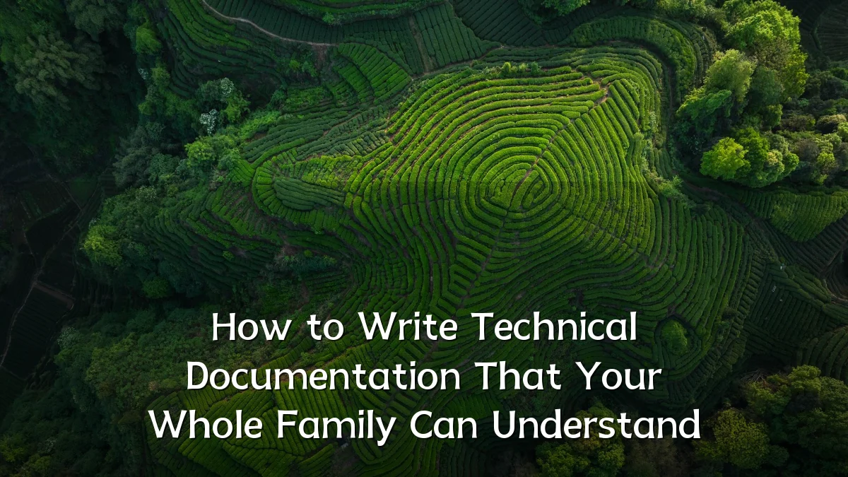 How to Write Technical Documentation That Your Whole Family Can Understand