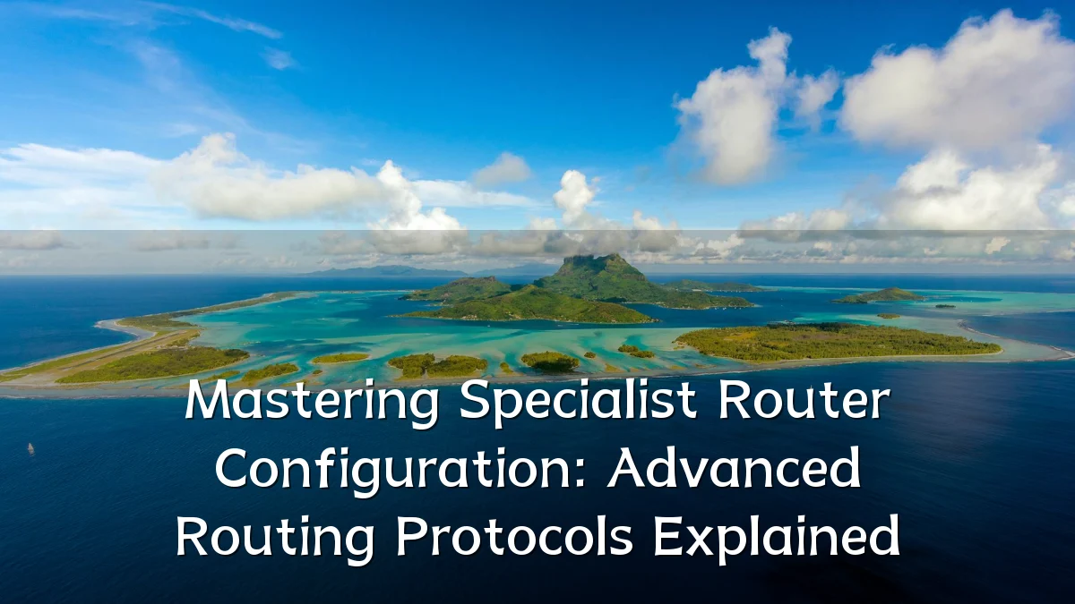 Mastering Specialist Router Configuration: Advanced Routing Protocols Explained