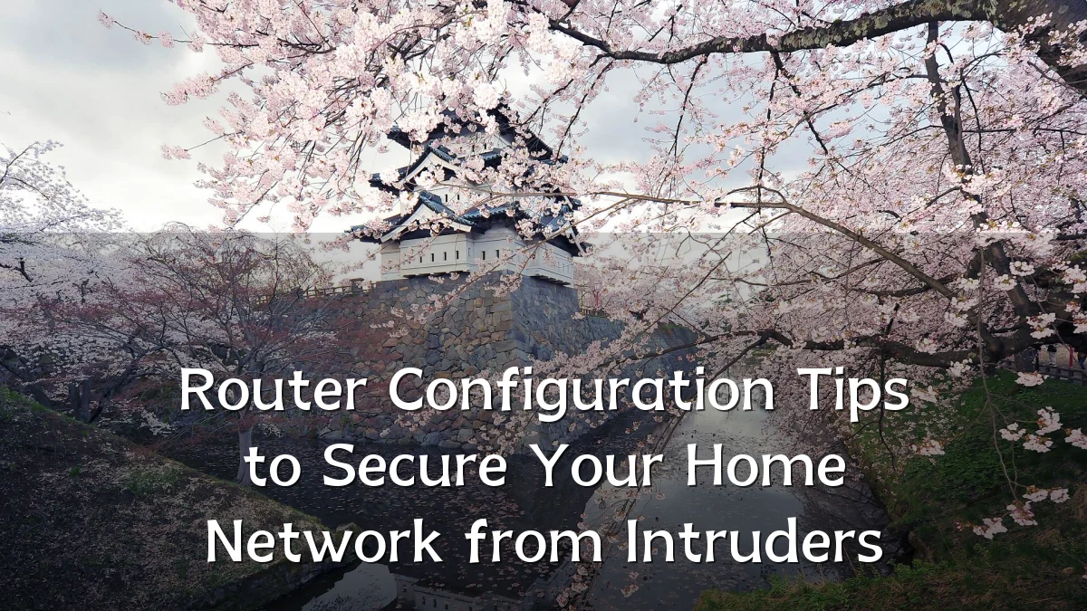 Router Configuration Tips to Secure Your Home Network from Intruders