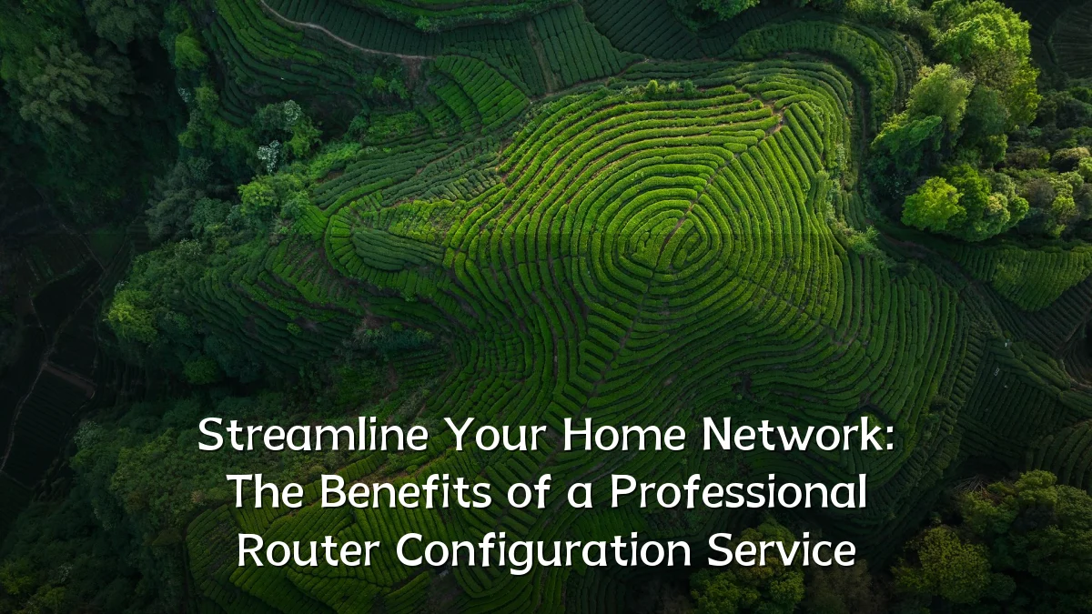 Streamline Your Home Network: The Benefits of a Professional Router Configuration Service