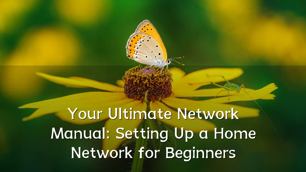 Your Ultimate Network Manual: Setting Up a Home Network for Beginners