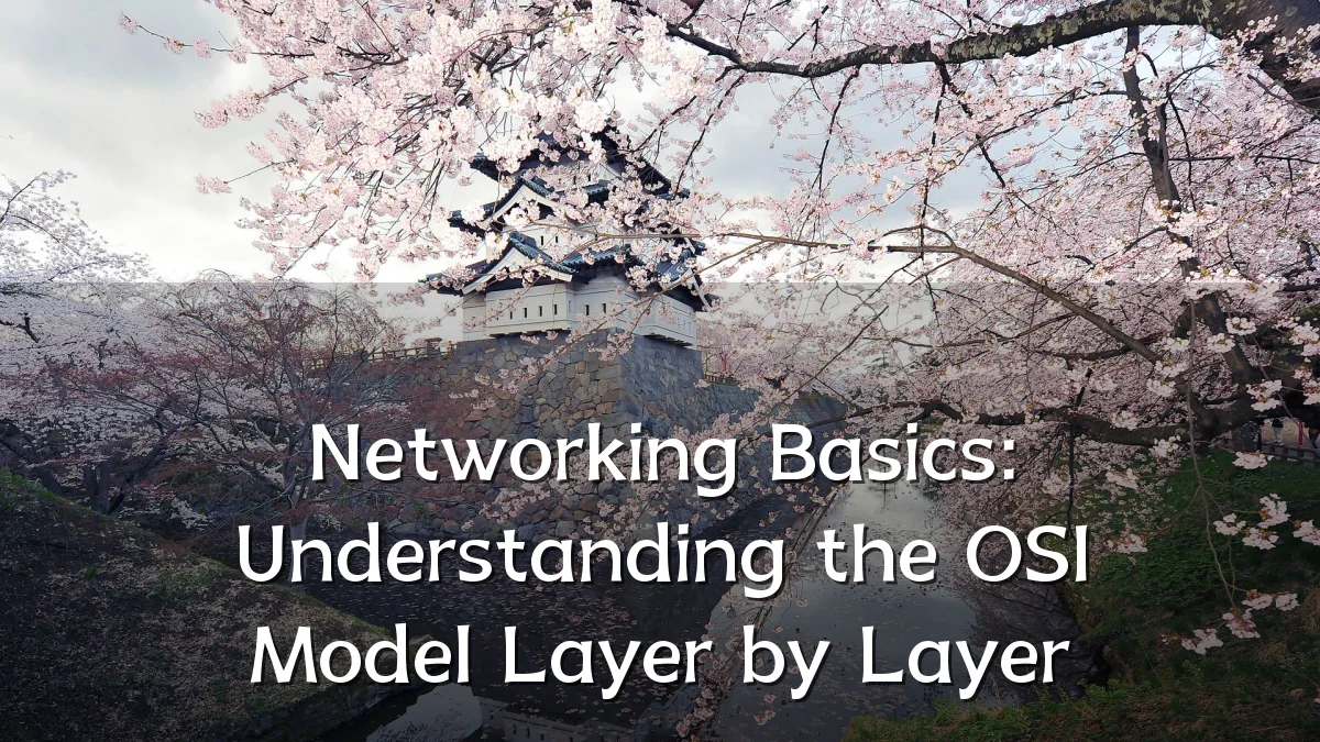 Networking Basics: Understanding the OSI Model Layer by Layer
