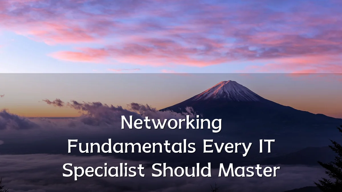 Networking Fundamentals Every IT Specialist Should Master